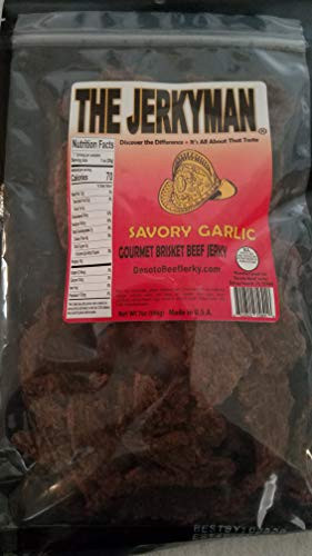 Desoto Beef Jerky -Garlic 7oz-