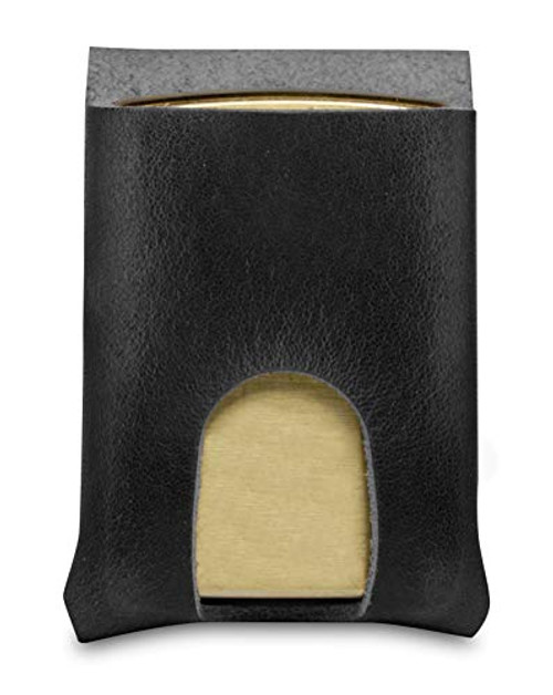American Bench Craft Leather Lighter Pouch for Zippo Lighter - Belt Case for Zippo Lighter - Lighter Belt Sheath -Black-