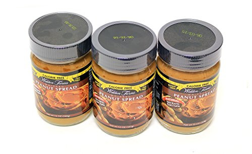 Walden Farms Whipped Peanut Spread Sugar Free Calorie-Free 12-Ounce -Pack of 3-