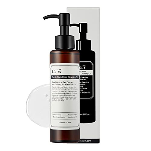 -KLAIRS- Gentle Black Deep Cleansing Oilmake up cleansing oil cleanser 150ml 5.07oz