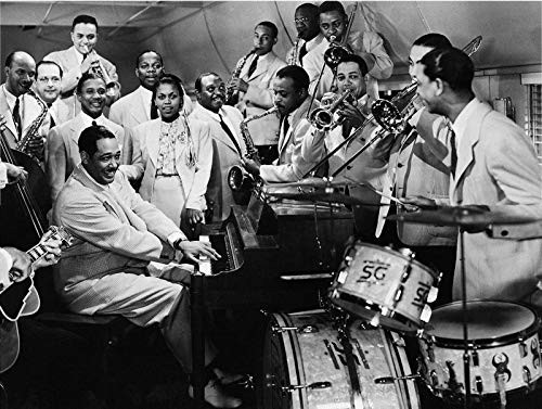 bucraft American Composer Jazz Artist Duke Ellington B and W 8x10 Photo Print bucraft American Composer Jazz Artist Duke Ellington B and W 8x10 Photo Print