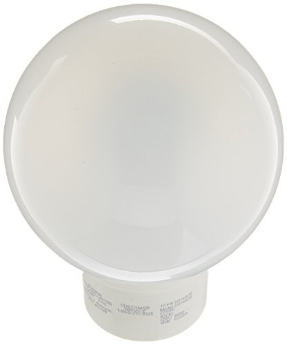 TCP 33114G30 Covered CFL Globe G30 - 60 Watt Equivalent -Only 14w used- Soft White -2700K- Decorative Vanity Light Bulb - GU24 Base