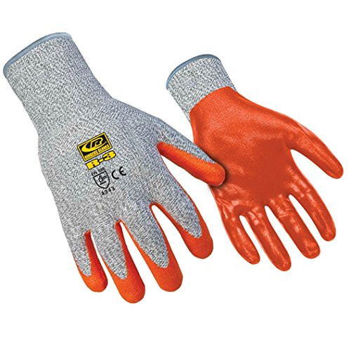 Ringers Gloves R-3 R-Flex Nitrile High Dexterity Glove Nitrile Dipped CE Level 3 Cut Protection Small