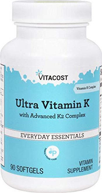 Vitacost Ultra Vitamin K with Advanced K2 Complex - 90 Softgels by Nutraceutical Sciences Institute -NSI-