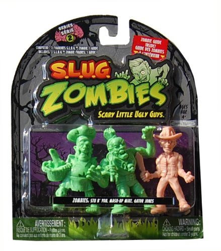S.L.U.G. ZOMBIES FIGURES 3-PACK -SERIES 2- - Stu B' You Mash-Up Mike Gator Jones