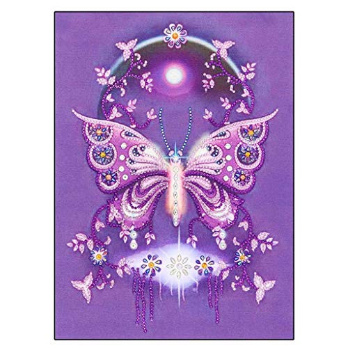 DIY 5D Diamond Painting Kits Full Drill for Adults KidsFull Drill Round Crystal Rhinestone Embroidery Cross Stitch Home Wall Decor Arts Craft Canvas -Multicolor E-