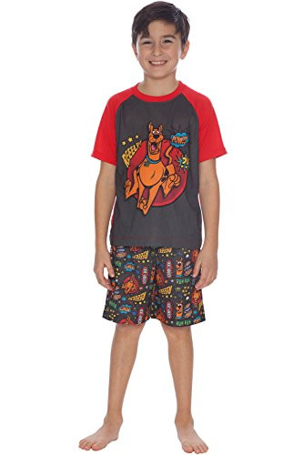 Scooby Doo Boys 'Mystery Machine Pajama Short Set Red 6-7
