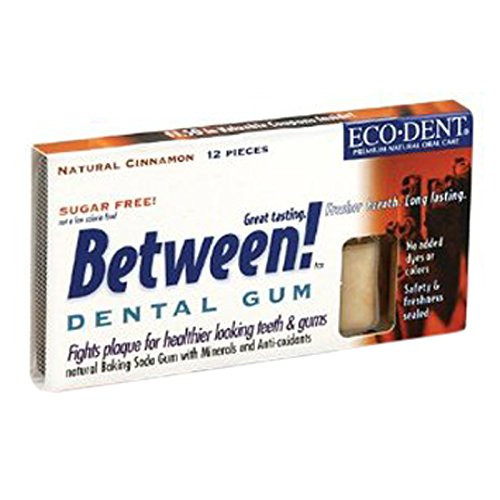 Eco-Dent Between Dental Gum Cinnamon 12 Count