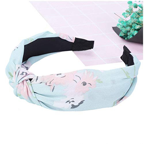Giwotu Women Hair Cotton Plaid Hair Band Knot British Style Striped Fabric Headband Girls Headwear Spring Hair Band O