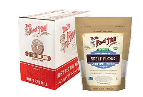 Bob's Red Mill Organic Spelt Flour 20-ounce -Pack of 4-