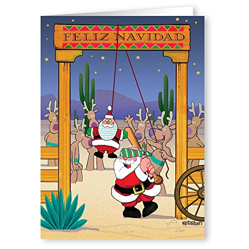 Feliz Navidad Christmas Card - 18 Cards  and  Envelopes - Southwest Holiday Card