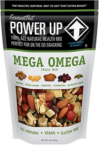 POWER UP Mega Omega Trail Mix 2- 14 oz bags
