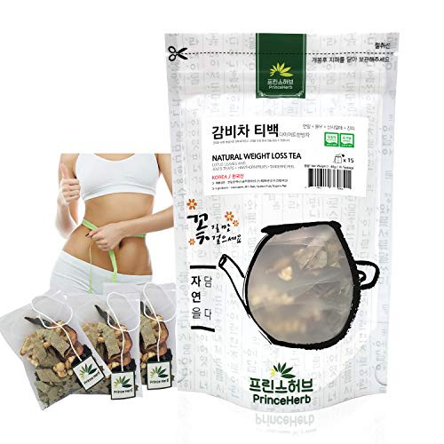 -Medicinal Korean Herb Tea- Natural Weight Loss Tea - ??? - Lotus leaves Tangerine Peel Job's Tears  and  Chinese Hawthorn Fruits - 40g - 15 teabags