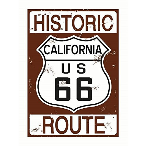 Signs 4 Fun MGR6HC 66 Historic CA Sepia Magnet