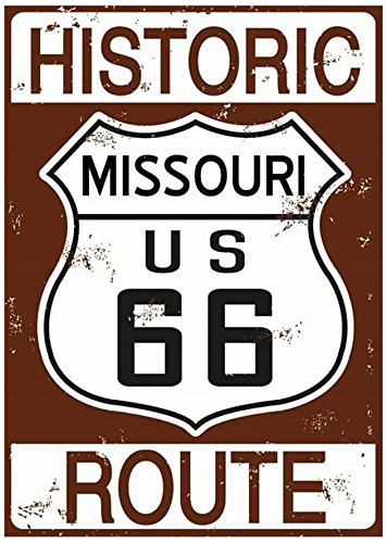 Signs 4 Fun MGR6HM 66 Historic MO Sepia Magnet