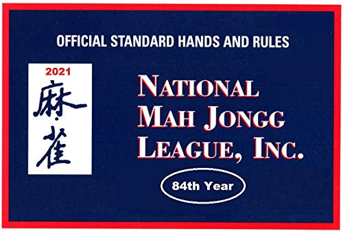 National Mah Jongg League 2021 Standard Size Scorecard - Mah Jongg Card