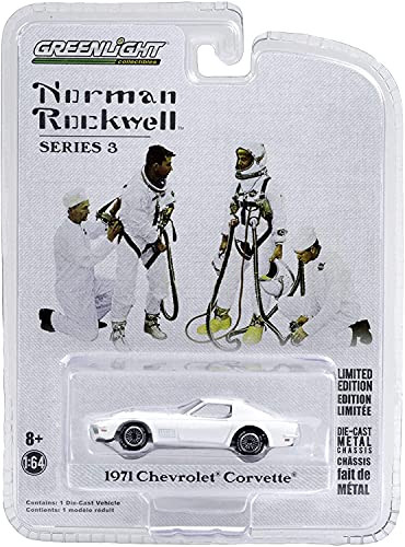 Greenlight 1-64 Norman Rockwell Series 3-1971 Chevro and let Corvette 54040-E -Shipping from Canada-