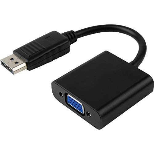 4XEM 10 Inch DisplayPort to VGA Adapter Cable - 10 DisplayPort-VGA Video Cable for Video Device G