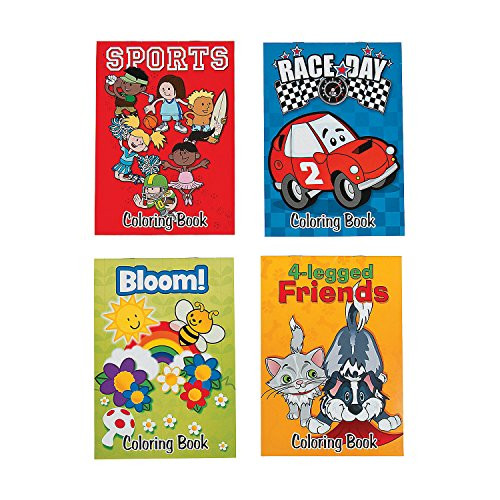 Fun Express - Everyday Fun Coloring Books -6 Dz- - Stationery - Activity Books - Coloring Books - 72 Pieces