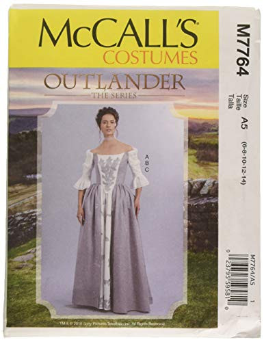 McCall's Patterns M7764 A5 Misses' Top and Skirts from Outlander- The Series Size 6-14