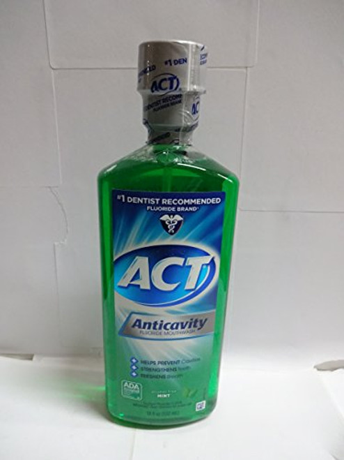 ACT Anticavity Fluoride Rinse Mint 18 oz - Pack of 3- ACT Anticavity Fluoride Rinse Mint 18 oz - Pack of 3-