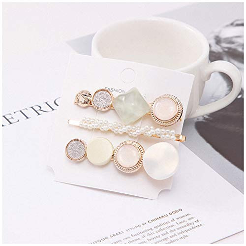 Pudwy 3 pcs-set Women Geometric Pearl Crystal Hairpins Girls Sweet Hair Barrettes Headbands Hair Accessories 14 Pudwy 3 pcs-set Women Geometric Pearl Crystal Hairpins Girls Sweet Hair Barrettes Headbands Hair Accessories 14