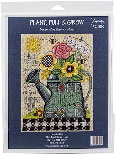 Imaginating Cross Stitch Plant Pull And Grow -14 Count-
