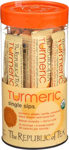 REPUBLIC OF TEA Organic Turmeric Single Sip Tea 14 CT