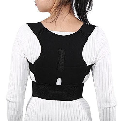 Back Straightener Posture Corrector Posture Corrector for Men and Women Adjustable Back Support Brace Shoulder Lumbar Corrector Band Belt Relief Corrector Posture Trainer Posture-L-