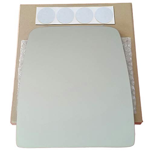 Mirror Glass Replacement  plus Adhesive Pads for 1992-2002 Ford E-250 Econoline Driver Side