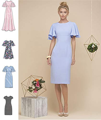 Simplicity Sewing Pattern D0880 - 8292 - Misses'-Miss Petite Dresses R5-14-16-18-20-22-