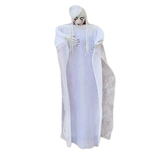 BONYOUN Halloween Hanging Ghost Haunted House Escape Room Scary Hanging Ghost Halloween Decoration Party Props B