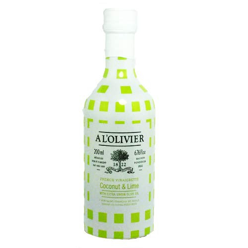 A L'olivier French Vinaigrette Coconut and Lime With Extra Virgin Olive Oil 6.76 fl oz A L'olivier French Vinaigrette Coconut and Lime With Extra Virgin Olive Oil 6.76 fl oz