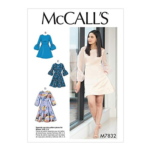 McCall's Patterns M7832 Misses Dress Pattern A5 -Sizes 6-14- Multi