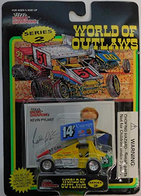 Kevin Plyant Sprint Car -Yellow14- World of Outlaws Series 2 1-64 Scale die-cast Racer by Racing Champions Kevin Plyant Sprint Car -Yellow14- World of Outlaws Series 2 1-64 Scale die-cast Racer by Racing Champions