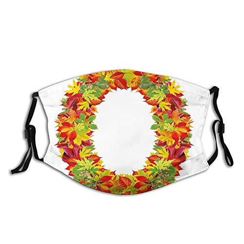 Comfortable Windproof Activated carbon maskAutumn Season Inspired Uppercase O in TonesPrinted Facial decorations for Unisex Adult Comfortable Windproof Activated carbon maskAutumn Season Inspired Uppercase O in TonesPrinted Facial decorations for Unisex Adult