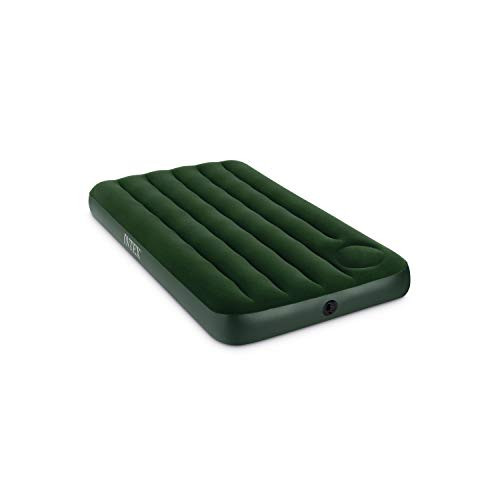 Intex Downy Airbed with Built-in Foot Pump, Twin