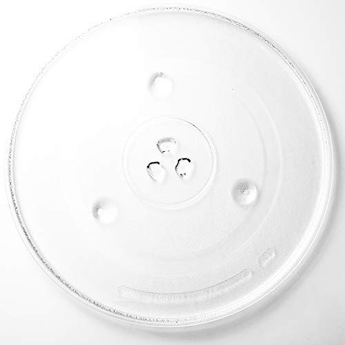 HapWay 12.5" Microwave Glass Plate Replacement, Microwave Glass Turntable Tray Replaces?Compatible with G.E.WB39X10002, GE WB39X10003?Hotpoint WB49X10069,Samsung microwaves etc