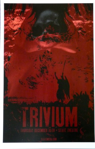 Trivium - Live at the State Theatre - Rare Tour Advertising Poster - 11x17