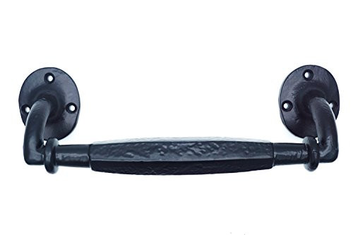 HERMAN Door Pull Handle - Heavy Duty Solid Cast Iron with Rustic Look Vintage - Model 103