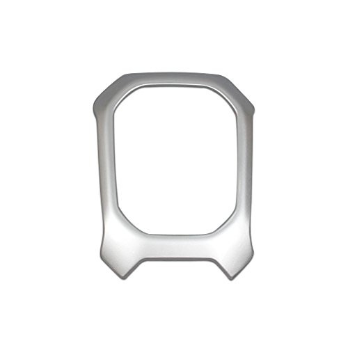 Rqing For Jeep Renegade 2016 2017 2018 ABS Interior Front Console Gear Shift Panel Cover Trim (Silver Paint)