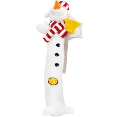 Multipet Loofa Snowman 18" Dog Toy