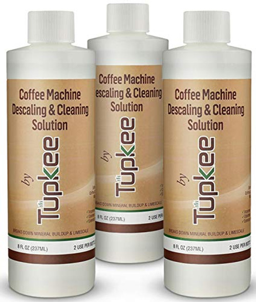 Descaling Solution Coffee Maker Cleaner  Universal Descaler for Keurig Nespresso Delonghi Ninja and All Single Use Coffee and Espresso Machines  Pack of 3