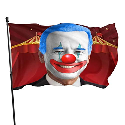 AIFRIS Clown Biden Decorative Home Outdoor Flags 3 X 5 Ft Outdoor Flags Banner Breeze Flag