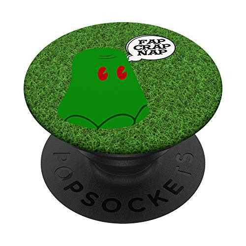 ElleFoot Green Fap Crap Nap PopSockets PopGrip- Swappable Grip for Phones  and  Tablets