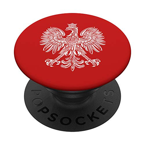 Krakau White Eagle Polen Eagle Polish Neuheit Geschenk PopSockets Grip and Stand for Phones and Tablets