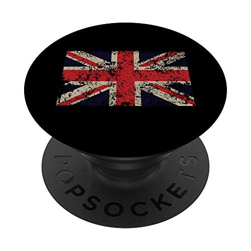 Vintage Union Flag Great Britain Union Jack Novelty Gift PopSockets Grip and Stand for Phones and Tablets