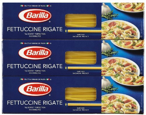 Barilla Fettuccine Rigati 14 oz 3 pk