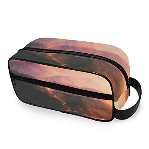 Landscape Cosmetic Bag for Travel Makeup Bag Toiletry  and  Makeup Organizer for Brushes and Accessories Great Gift for Women and Girls-b- Landscape Cosmetic Bag for Travel Makeup Bag Toiletry  and  Makeup Organizer for Brushes and Accessories Great Gift for Women and Girls-b-