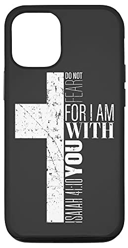 iPhone 12-12 Pro Cross Phone Case With Bible Verses Men Dad Christian Phone Case